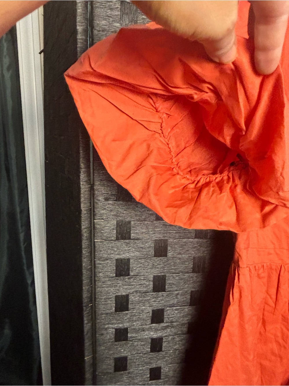 VENUE Women's Wrap Ruffle Dress – Orange SIZE 12 NWOT - Picture 6 of 13